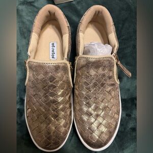 Not Rated Gold Tiffani Slip-On Shoes